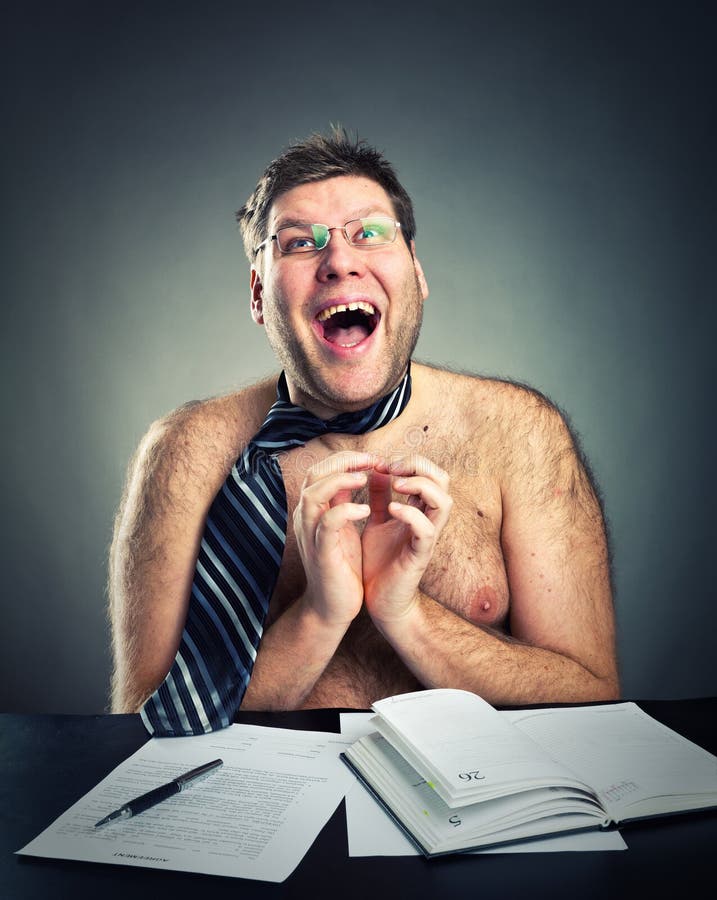 Glücklicher verrückter Geschäftsmann lizenzfreies stockfoto Glücklicher verrückter Geschäftsmann lizenzfreies stockfoto