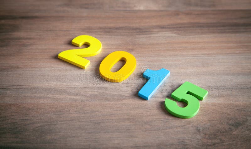 Happy New Year. 2015 on wooden background. Happy New Year. 2015 on wooden background