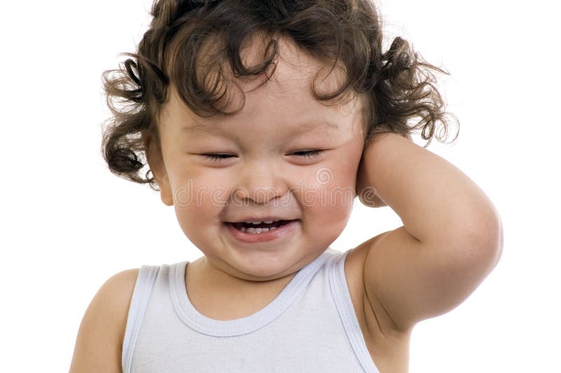 Glückliches Schätzchen. lizenzfreies stockfoto Glückliches Schätzchen. lizenzfreies stockfoto