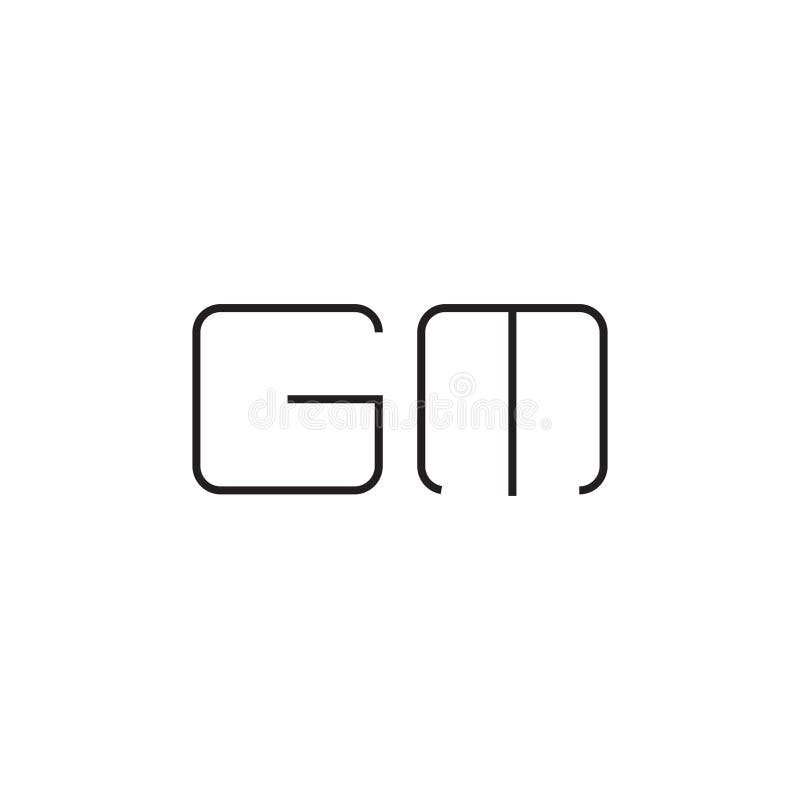 Gm Monogram Stock Illustrations – 995 Gm Monogram Stock Illustrations,  Vectors & Clipart - Dreamstime