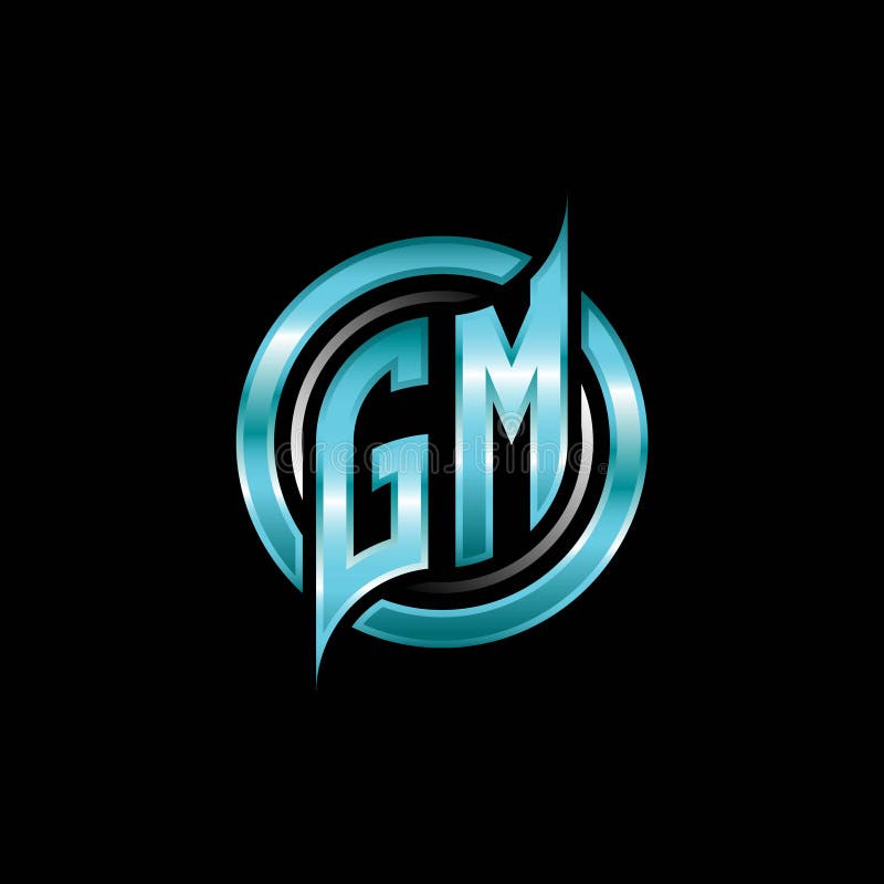 Letter GM Monogram Logo