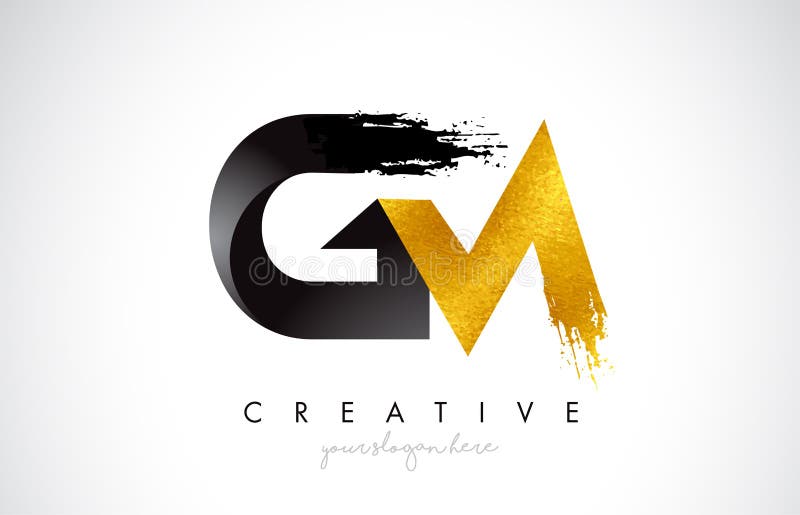 letter gm linked geometric logo vector Stock Vector Image & Art