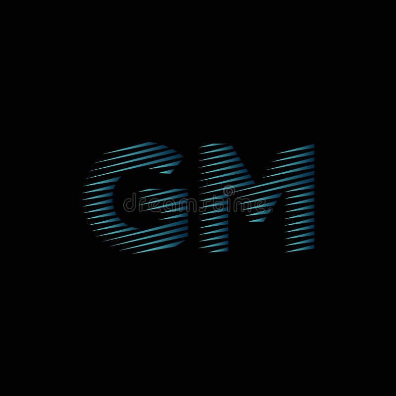 Premium Vector  Creative monogram letter gm logo design