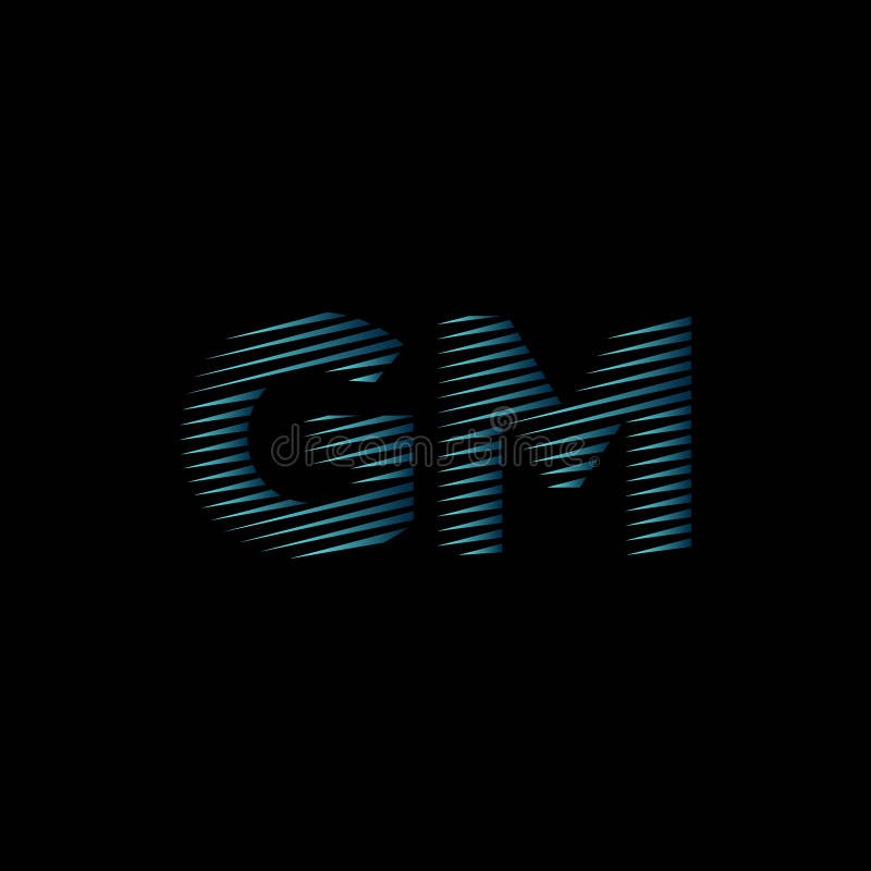 Gm Monogram Stock Illustrations – 995 Gm Monogram Stock Illustrations,  Vectors & Clipart - Dreamstime