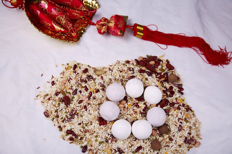 gnocchi dolci, alimento tradizionale cinese fotografia stock gnocchi dolci, alimento tradizionale cinese fotografia stock