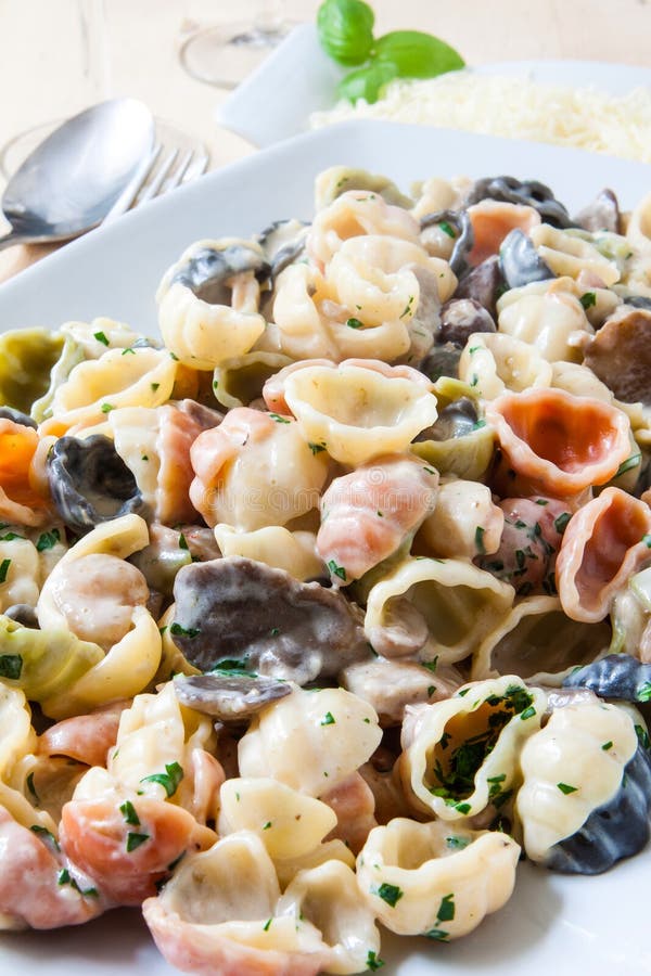 Gnocchi pasta stock photo. Image of pork, bowl, dumplings - 24475348