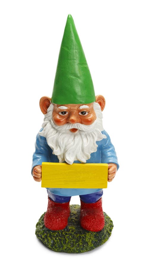 Gnome With Sign