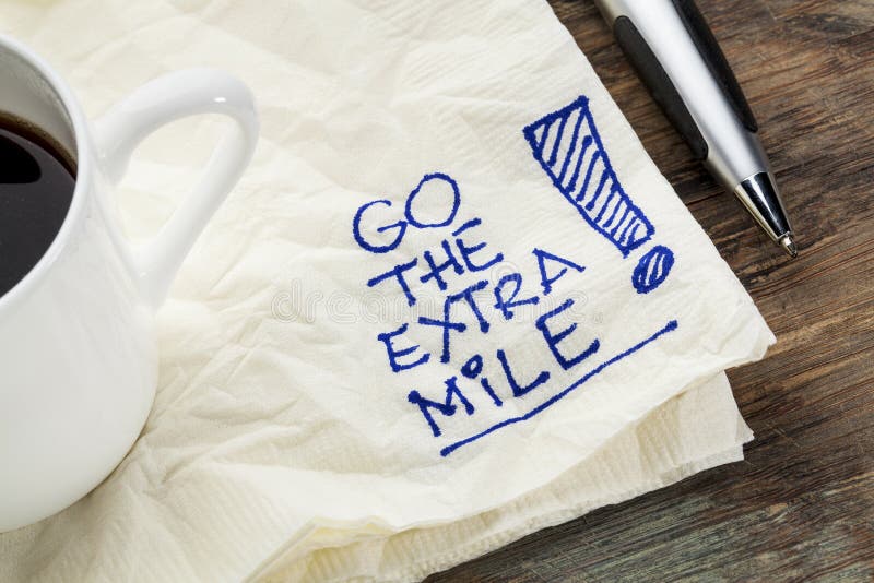 Go the extra mile