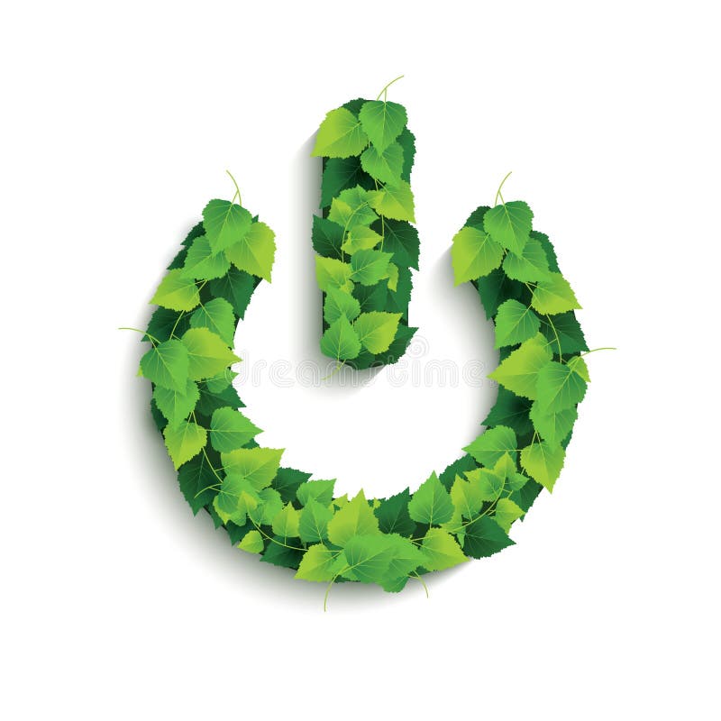Go green concept design vector illustration decorative ilustracji