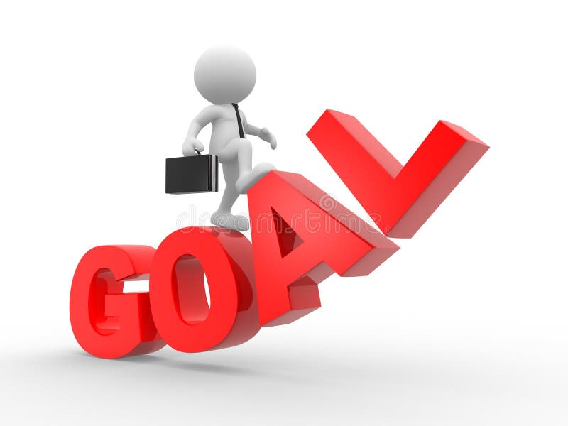 Goal stock illustration. Illustration of cartoon, icon 26996496