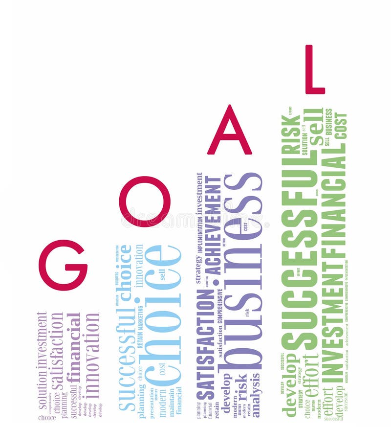 Goal stock illustration. Illustration of business, achieve  27668659