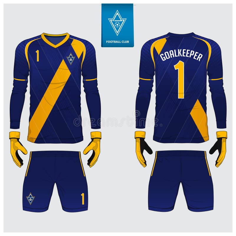Download Goalkeeper Jersey Or Soccer Kit Mockup. Goalkeeper Glove ...