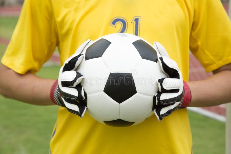 Soccer Goalkeeper Hands Save Stock Photo Image of player, match 42672206