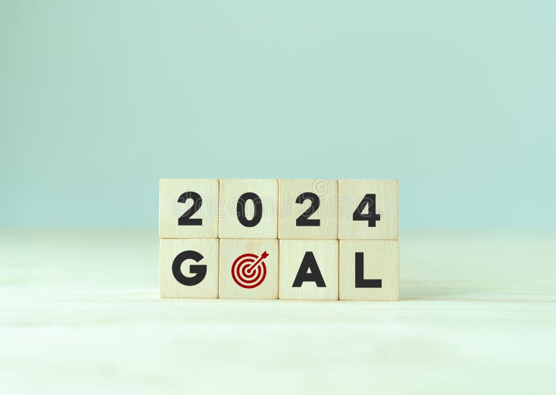 2024 Goals Concept. Planning Strategy, Plans and Tasks. New Business