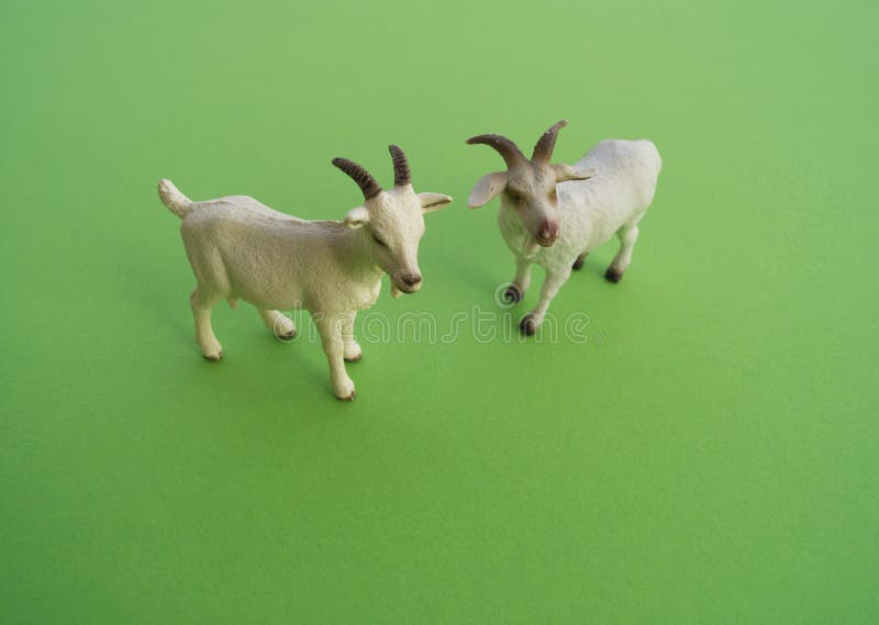 plastic goat figurines