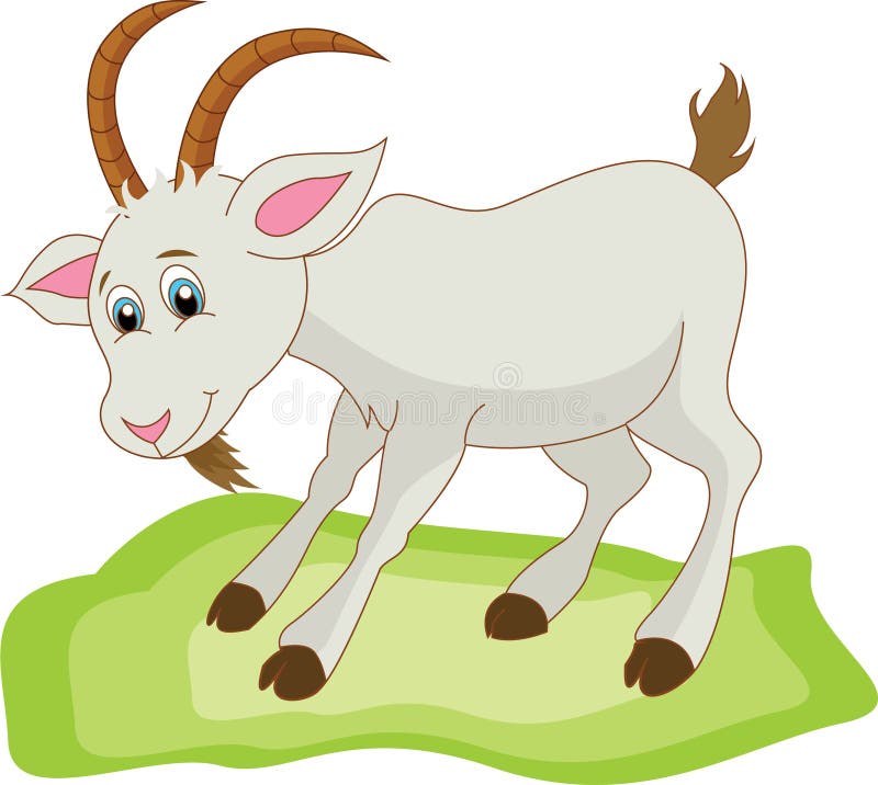 Goat Cartoon stock vector. Illustration of milk, livestock - 40847762