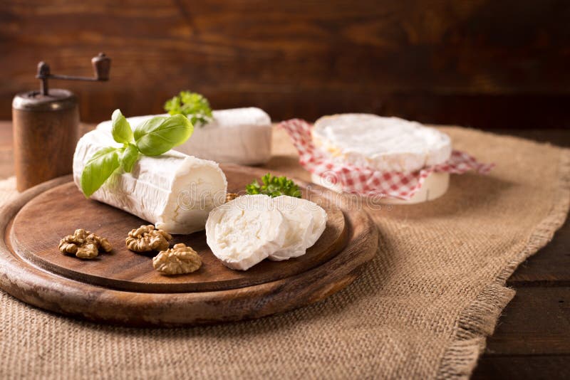 Goat cheese royalty free stock photo
