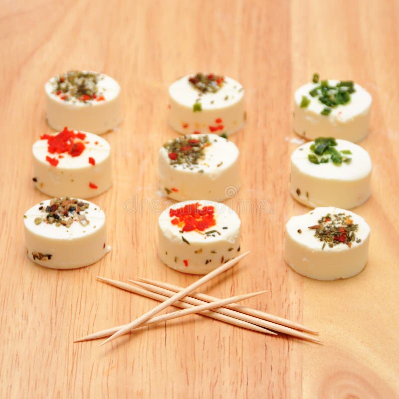 Goat cheese with herbs