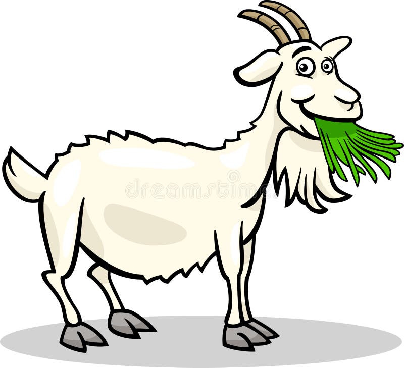 Goat farm animal cartoon illustration stock illustration Goat farm animal cartoon illustration stock illustration