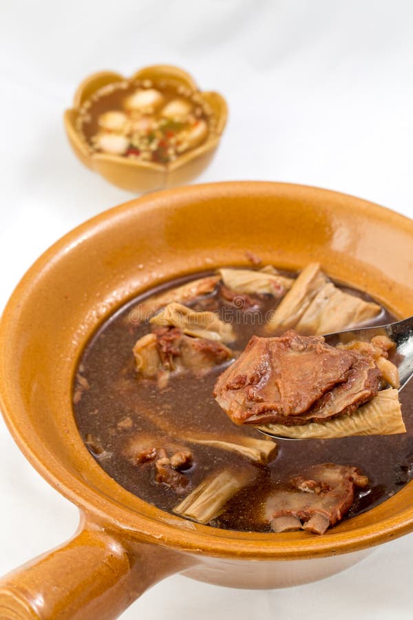 Goat soup chinese style stock photo. Image of popular 44927950