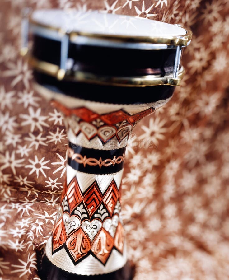 Traditional Middle East Goblet Drum Stock Photo Image of moroccan