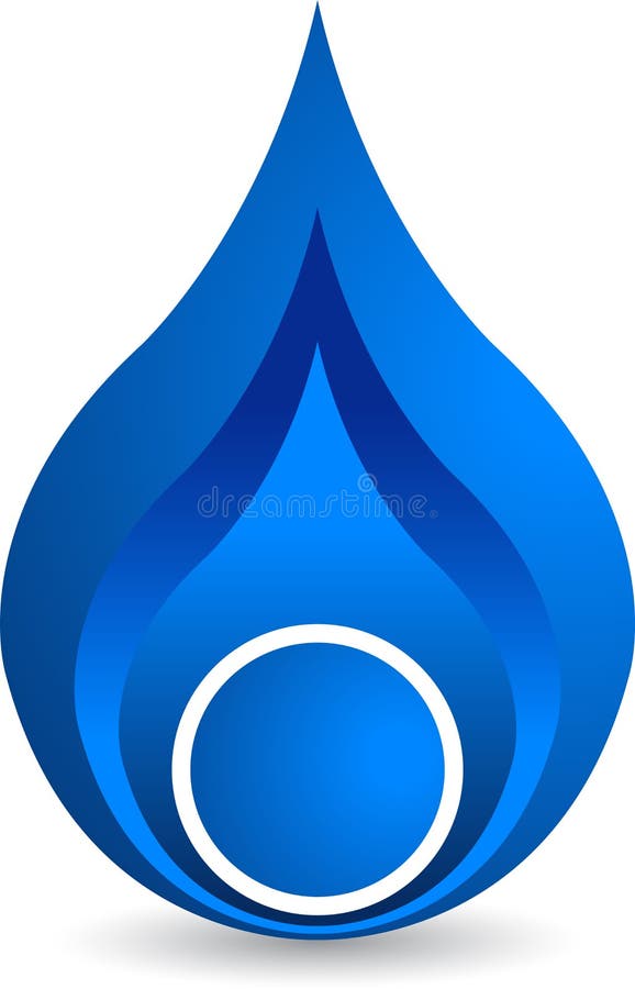 Gocce dell'acqua illustrazione vettoriale Gocce dell'acqua illustrazione vettoriale