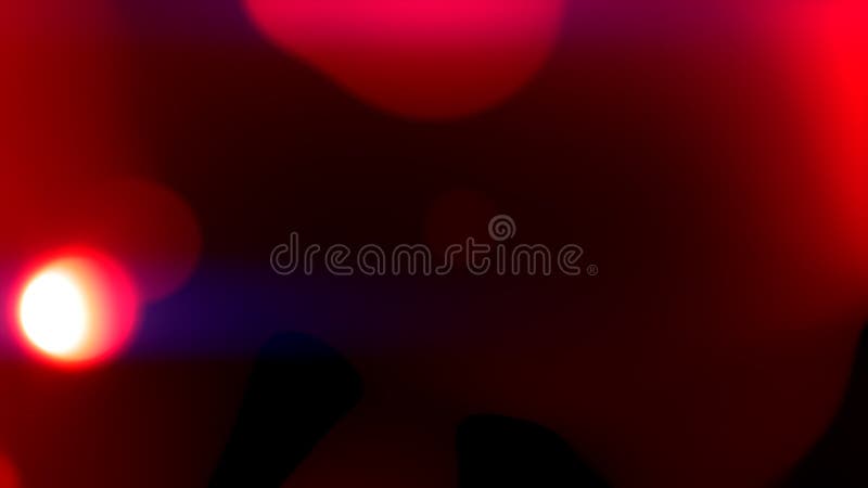 Gocce di colore rosso denso con particelle scure bokeh di sfondo astratto 3d rendering illustrazione di stock