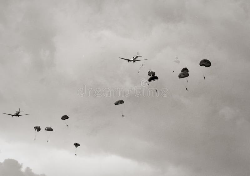 Goccia dell'aria dei paracadutisti