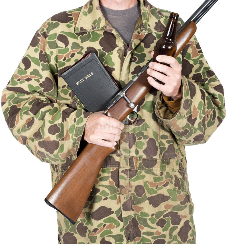 God, Guns,Guts, Bible Isolated