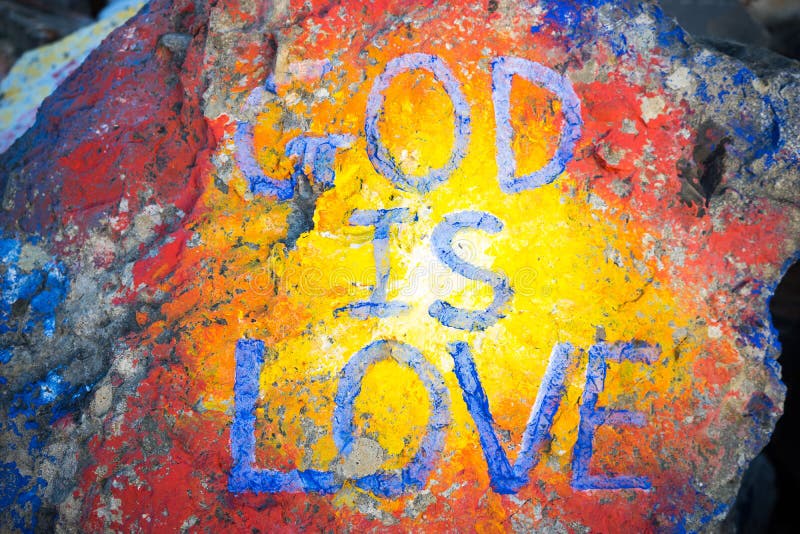 God is Love stock illustration. Illustration of religion 84334658