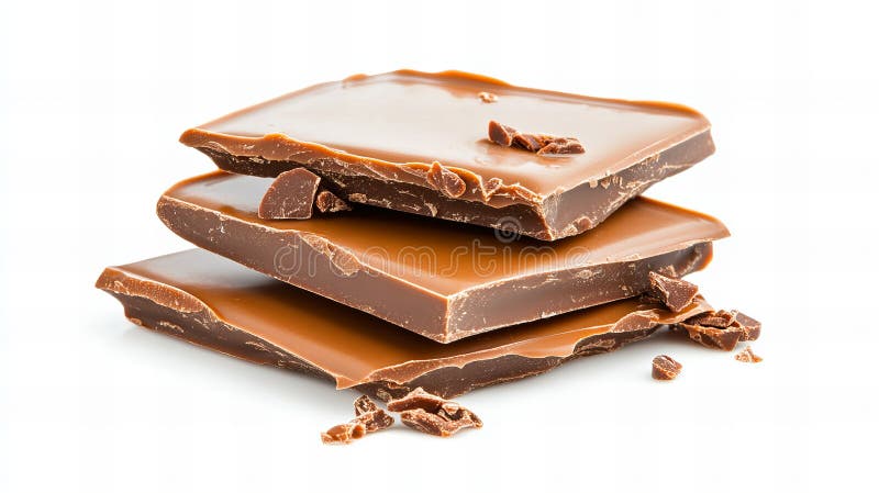 God skorsten av choklad med mjölk stock illustrationer