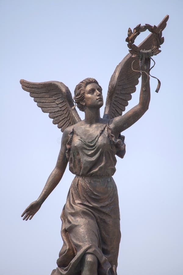 Goddess of Victory in Kharkov. Stock Photo - Image of greek, destinations: