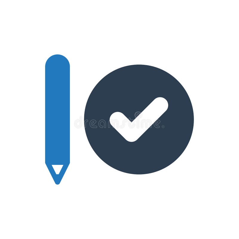 Simple illustration of a approved vector icon. Simple illustration of a approved vector icon