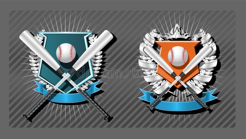 godło baseballu ilustracja wektor godło baseballu ilustracja wektor