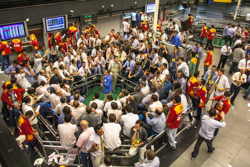 Sao Paulo, Brazil, June 19, 2004. BM&F, commodities exchange futures, Stock Brokers Trading in Sao Paulo, Brazil. Sao Paulo, Brazil, June 19, 2004. BM&F, commodities exchange futures, Stock Brokers Trading in Sao Paulo, Brazil