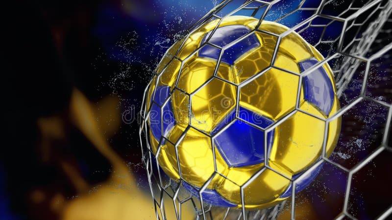 Bola De Futebol Amarela No Fundo Amarelo. Conceito De Ideia Mínima,  Renderização 3D. Foto Royalty Free, Gravuras, Imagens e Banco de  fotografias. Image 186743828