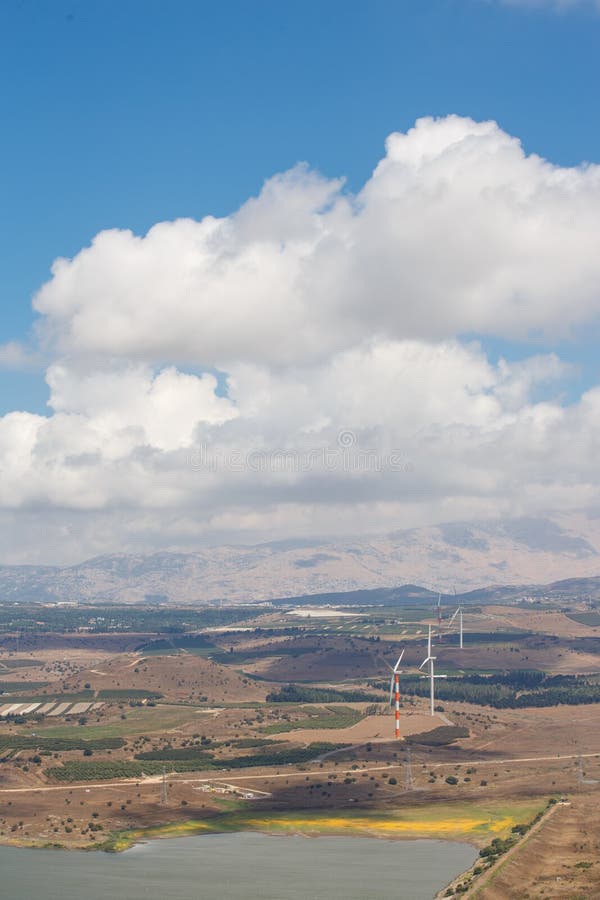 Golan Heights landscape from Mount Bental, Israel