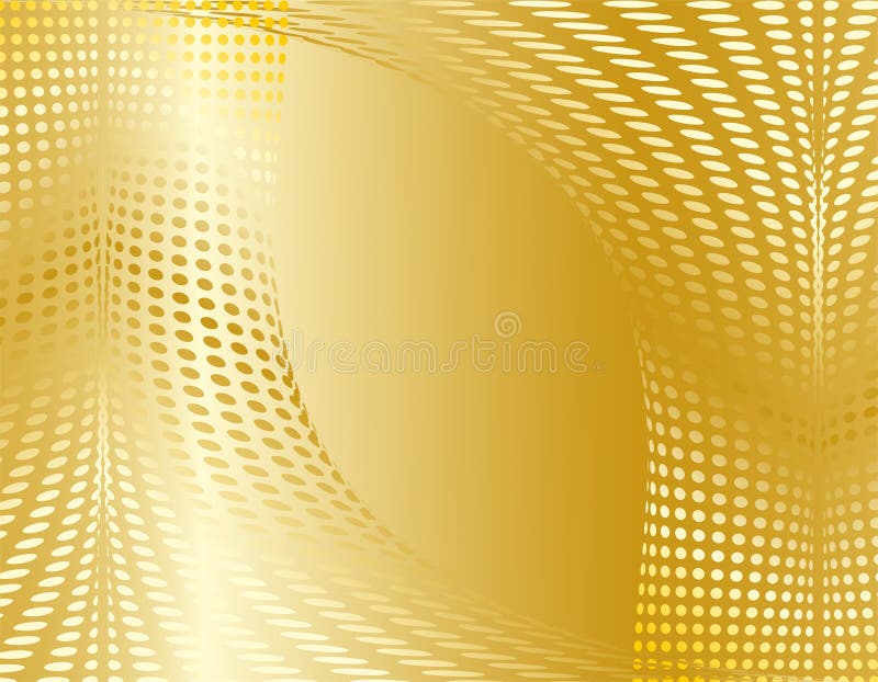 Gold abstract design