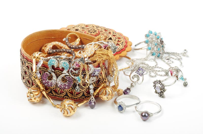 Jewelry gold treasure stock image. Image of jewelry, gold 2251155