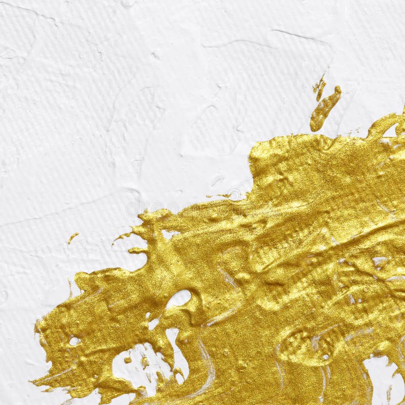 Gold Acrylic Textured Painting Stock Image Image of concept, cream