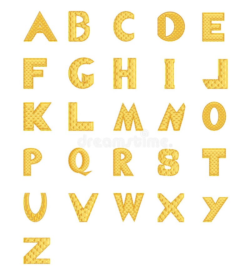 The gold alphabet