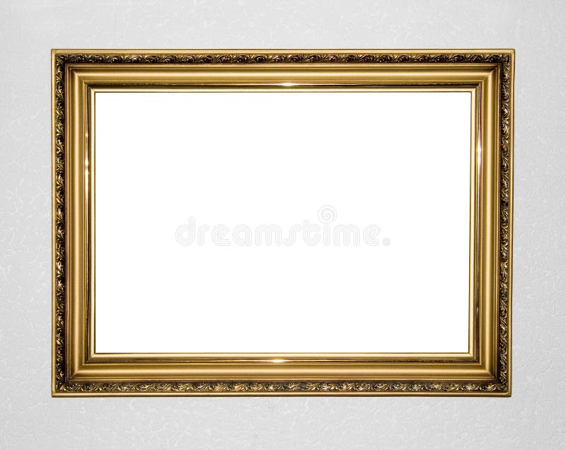 Gold antique frame