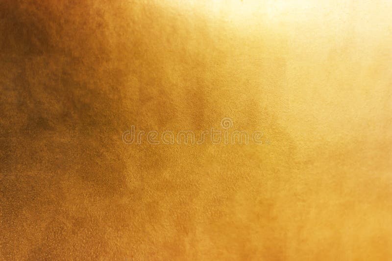 Gold background or texture and gradients shadow stock image