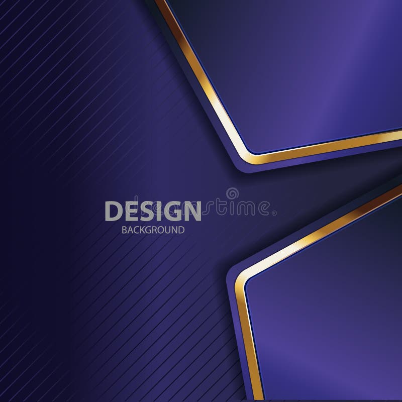 Gold banner Abstract vector background board for text and message design modern. vector illustration stock photo