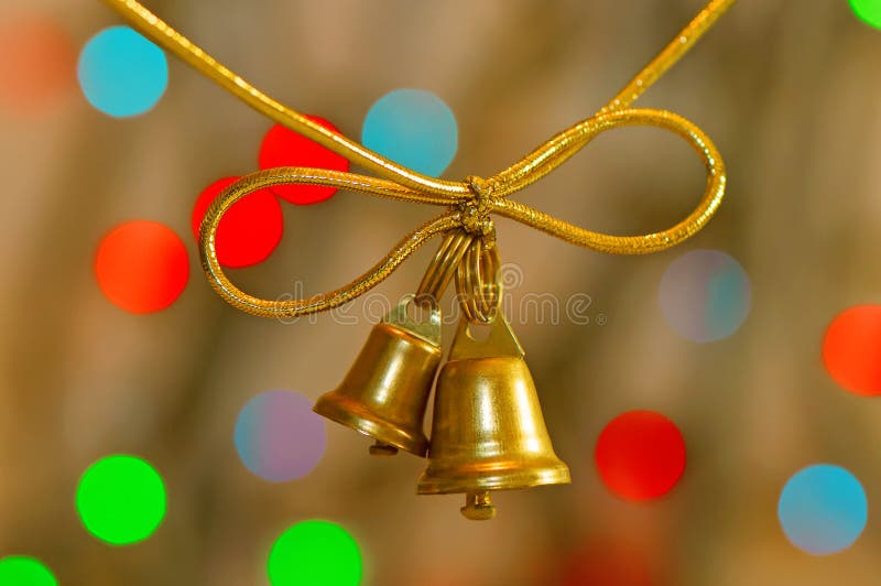 Golden bells stock photo. Image of illuminated, fantastic 29769942