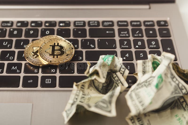 thrown away bitcoins to dollars
