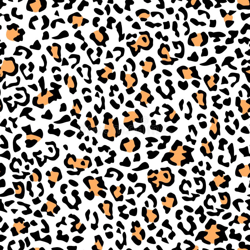 Gold and Black Cheetah Spots Pattern Stock Vector Illustration of