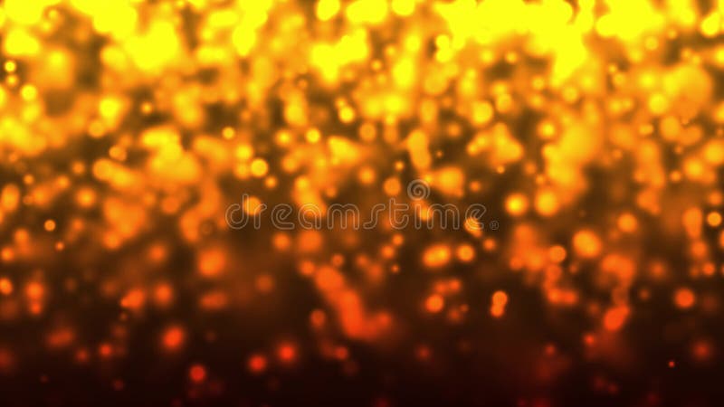 Gold bokeh animation