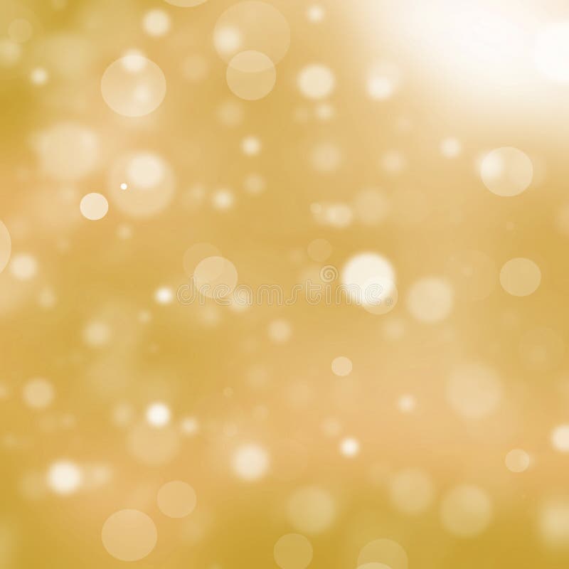 Gold Bokeh Graphics, 3D Science Fiction Backgrounds of Glowing