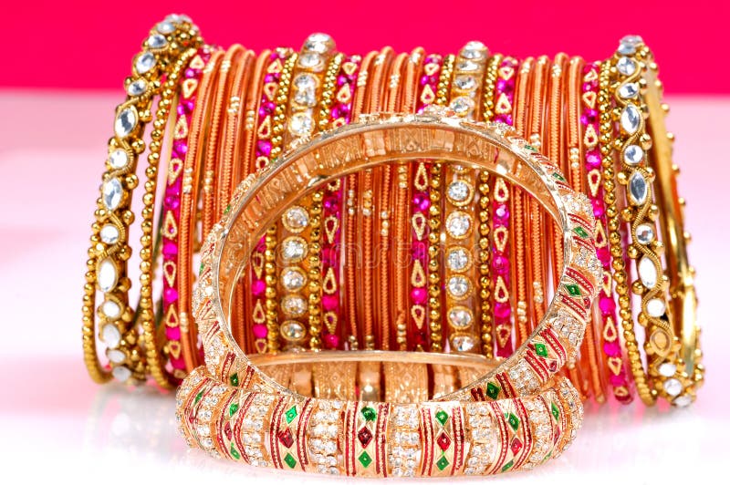 Gold bracelets and bangles